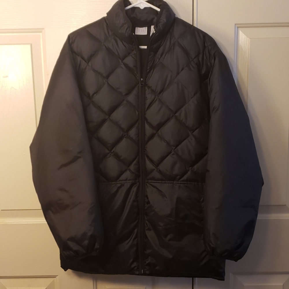 Actra womens black puffy coat